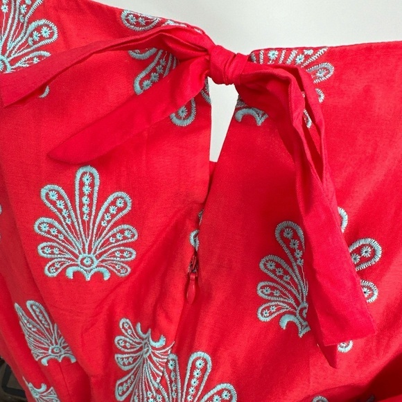 Talbots Tropical Safari Embroidered Shift Dress Size 4 $139 - Picture 6 of 6